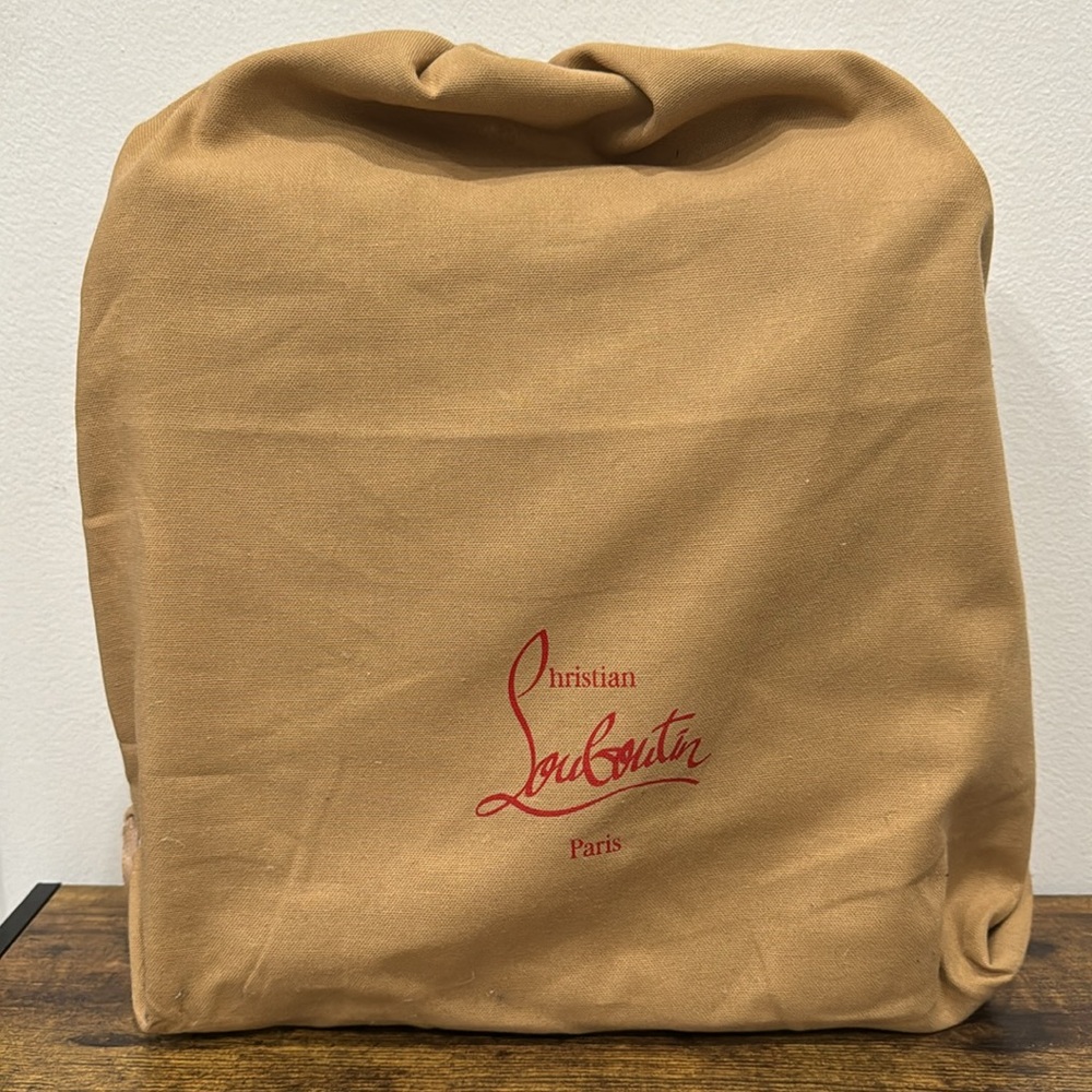 Christian Louboutin Ruistote Raphia Bistrot/Gomme/CL Strap - Picture 11 of 11